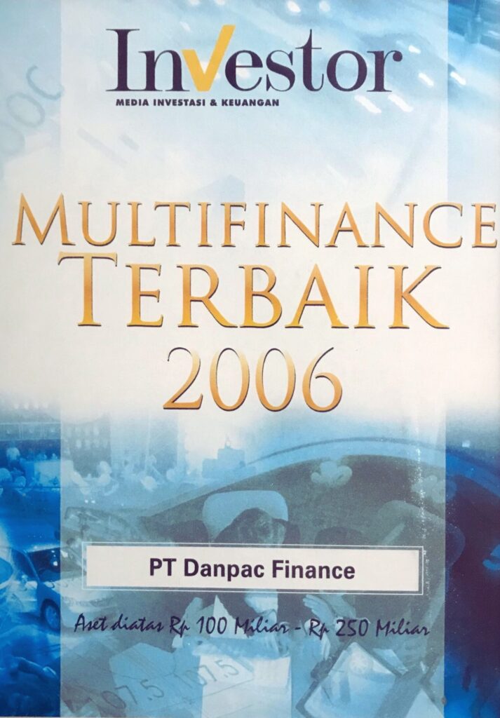 2006 Danpac Finance - Investor Multifinance Terbaik - Copy